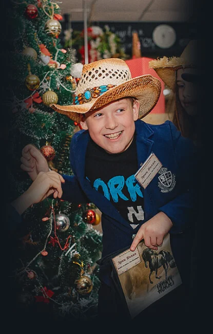 Новый год в школе в Кемерово.