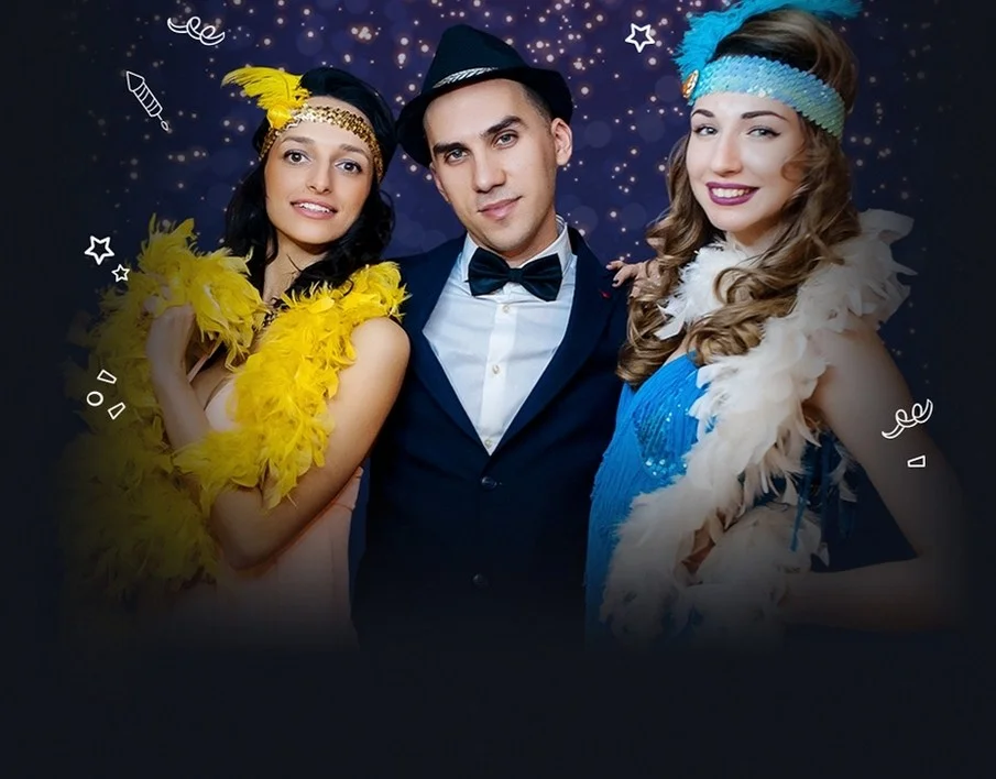 New Year's corporate party in Kemerovo.